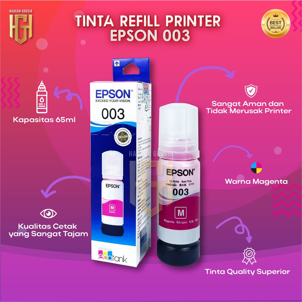 Jual Tinta Epson 003 Tinta Printer L5190 L3150 L3110 L1110 L3101 Shopee Indonesia 5510