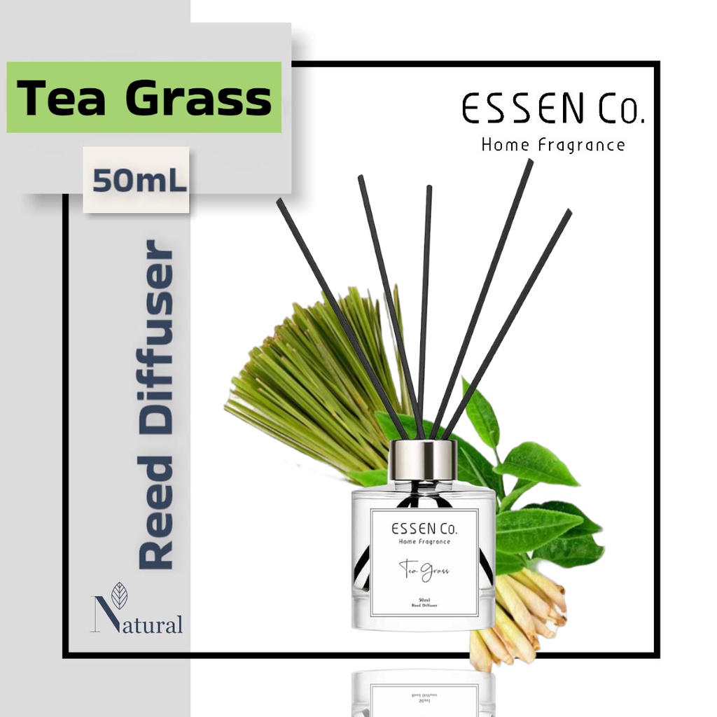 Jual Essen Co Reed Diffuser Aromatherapy Tea Grass Pengharum Pewangi ...