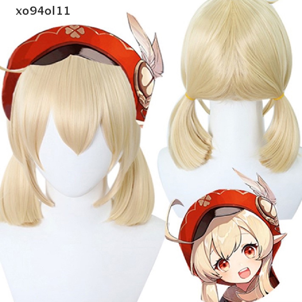 Jual Xo Wig Game Genshin Impact Cosplay Props Wig Klee Wig Cosplay