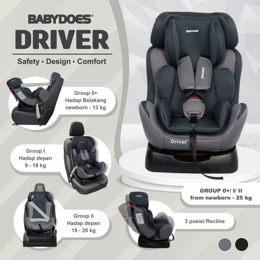 Jual Carseat Babydoes Driver / Esteem Kursi Mobil Anak Shopee Indonesia