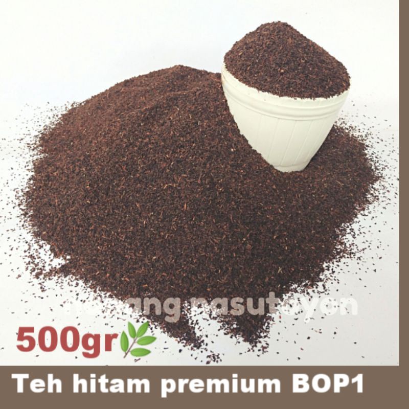 Jual 500gram Teh Hitam Bubuk Premium BOP1 Broken Orange Pecoe Tambi ...