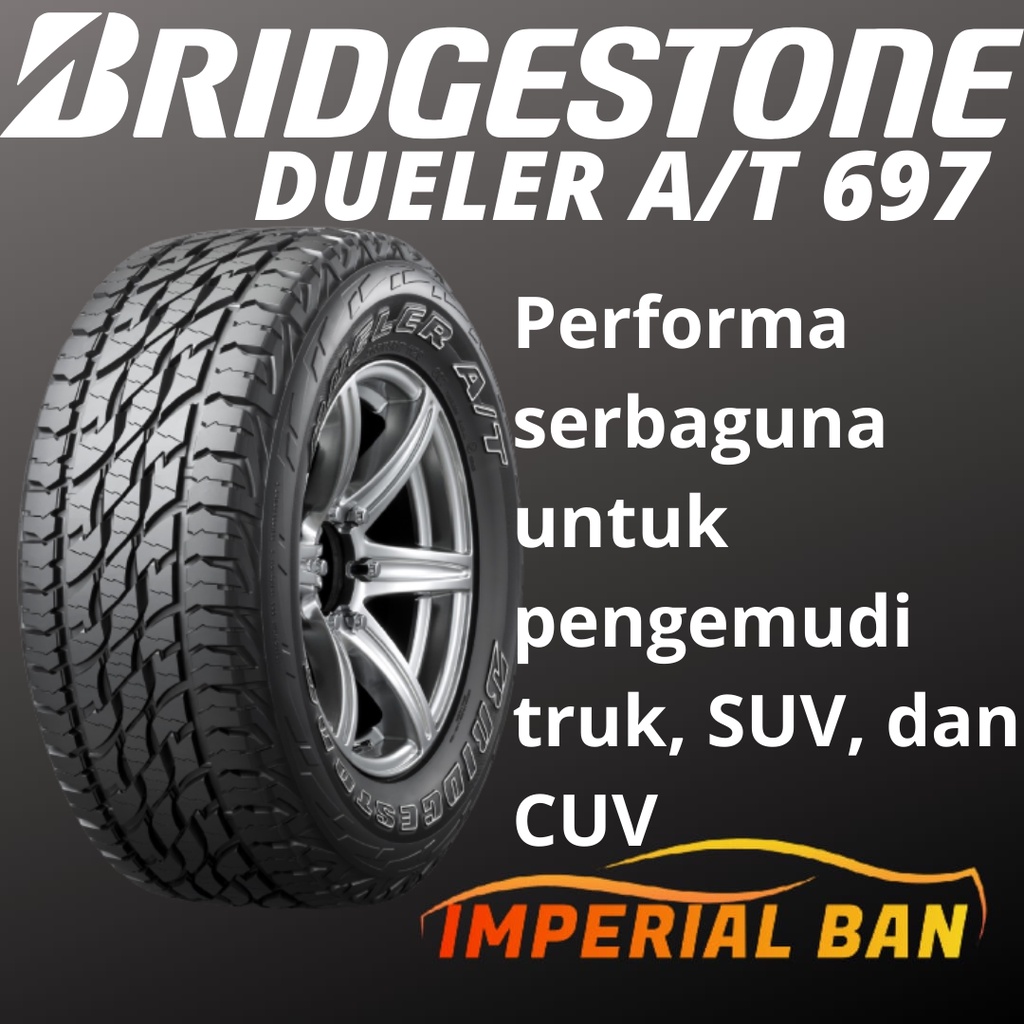 Jual 30 X 9.50 R15 Bridgestone Dueler AT D697 Ukuran Ban Mobil | Shopee ...