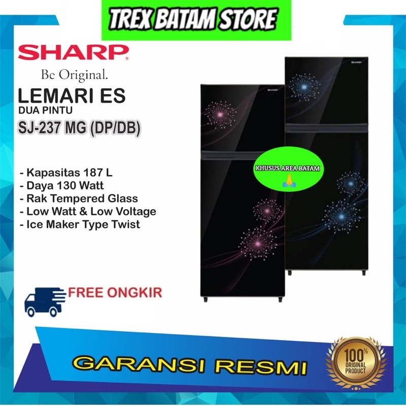 Jual SHARP SJ-237MG KULKAS 2 PINTU (BATAM) | Shopee Indonesia