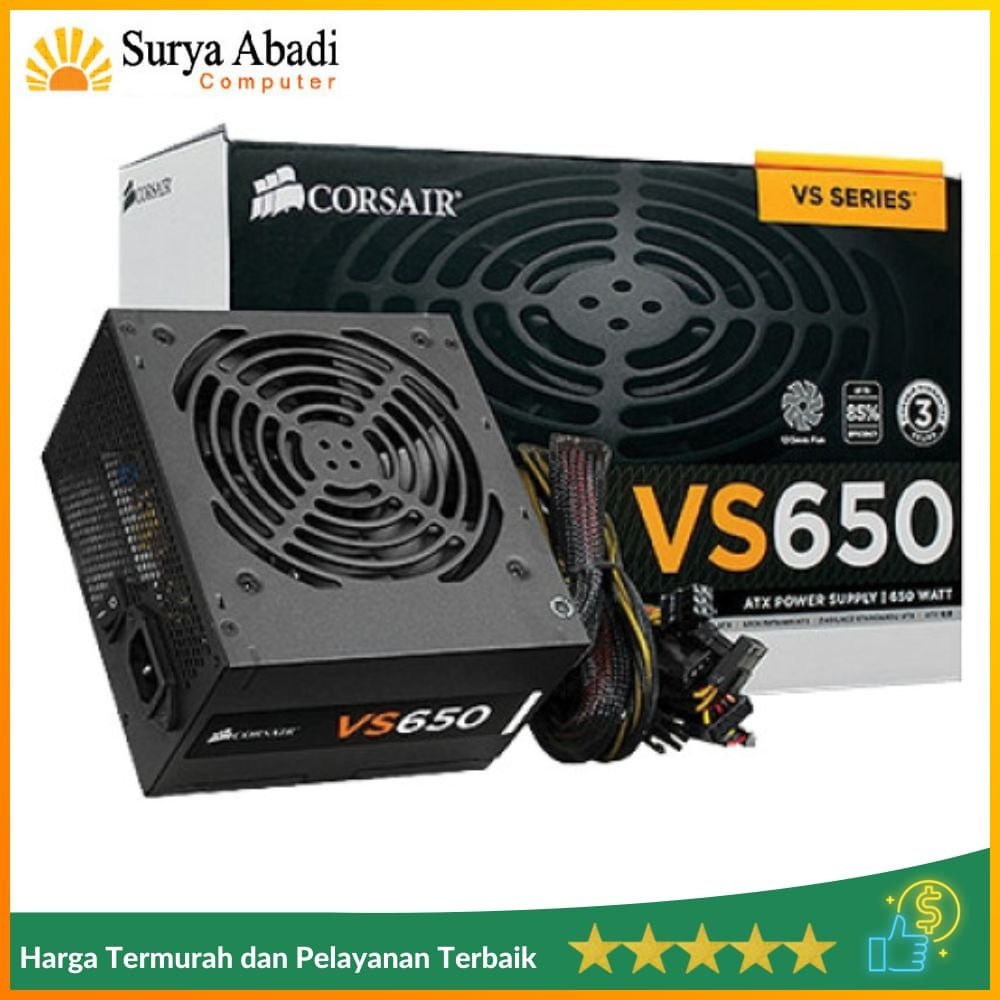 Jual PSU POWER SUPPLY CORSAIR VS650 650W | Shopee Indonesia