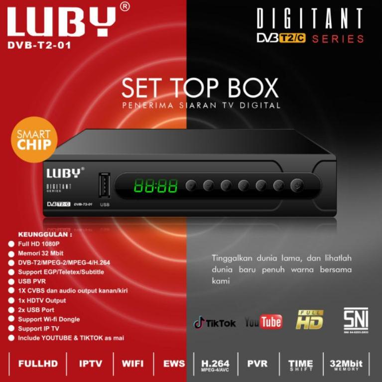 Jual Bayar Ditempat Set Top Box Tv Digital Luby Dvb T Dvb T Analog Stb Dvb T