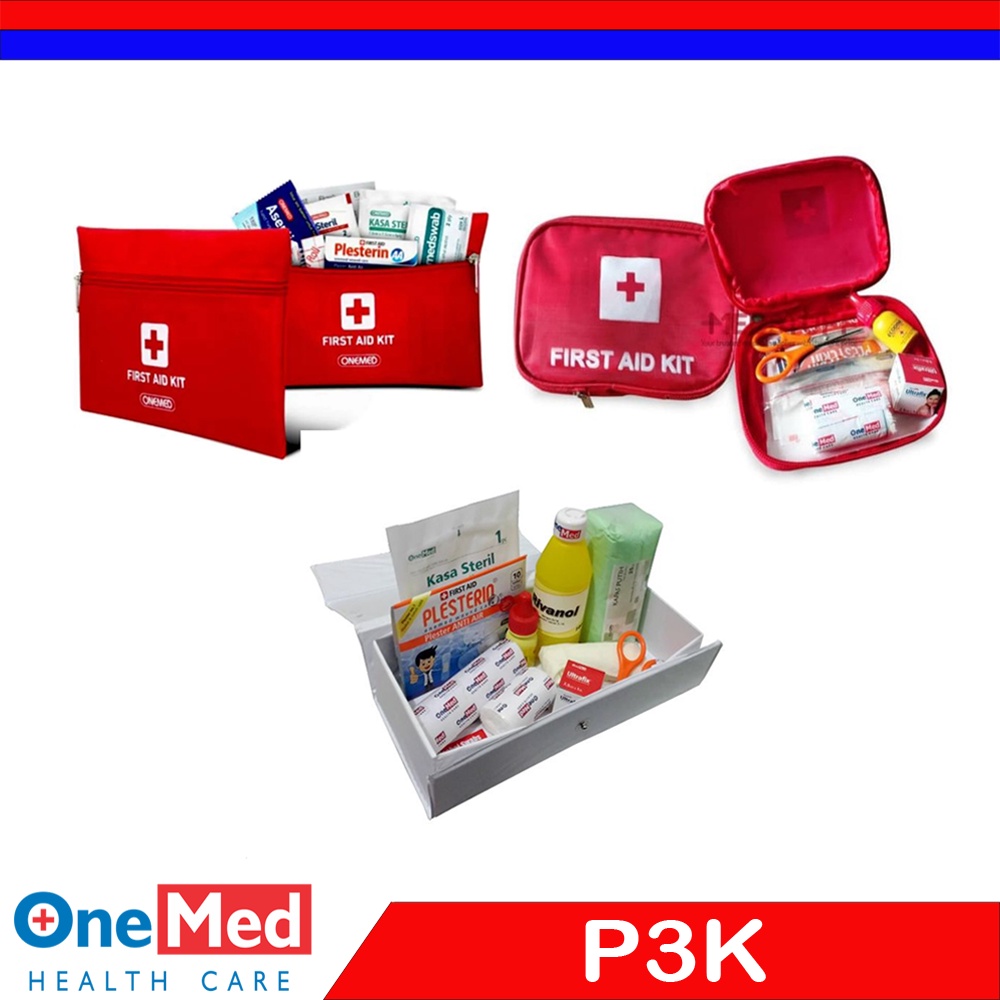 Jual P3K Isi Lengkap | First Aid Kit Dompet First Aid Kotak P3k Putih ...