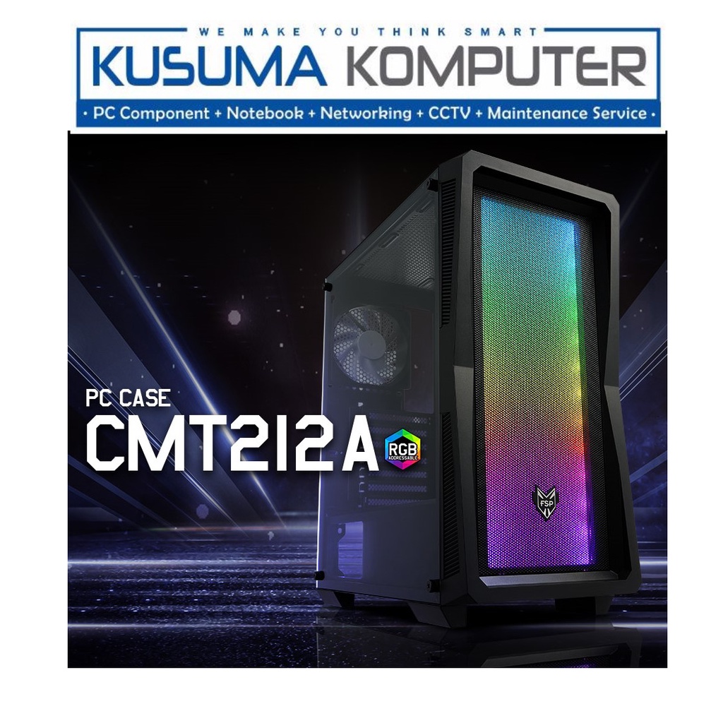 Jual FSP CMT212A CMT 212A + 4 Fan Casing PC Gaming | Shopee Indonesia