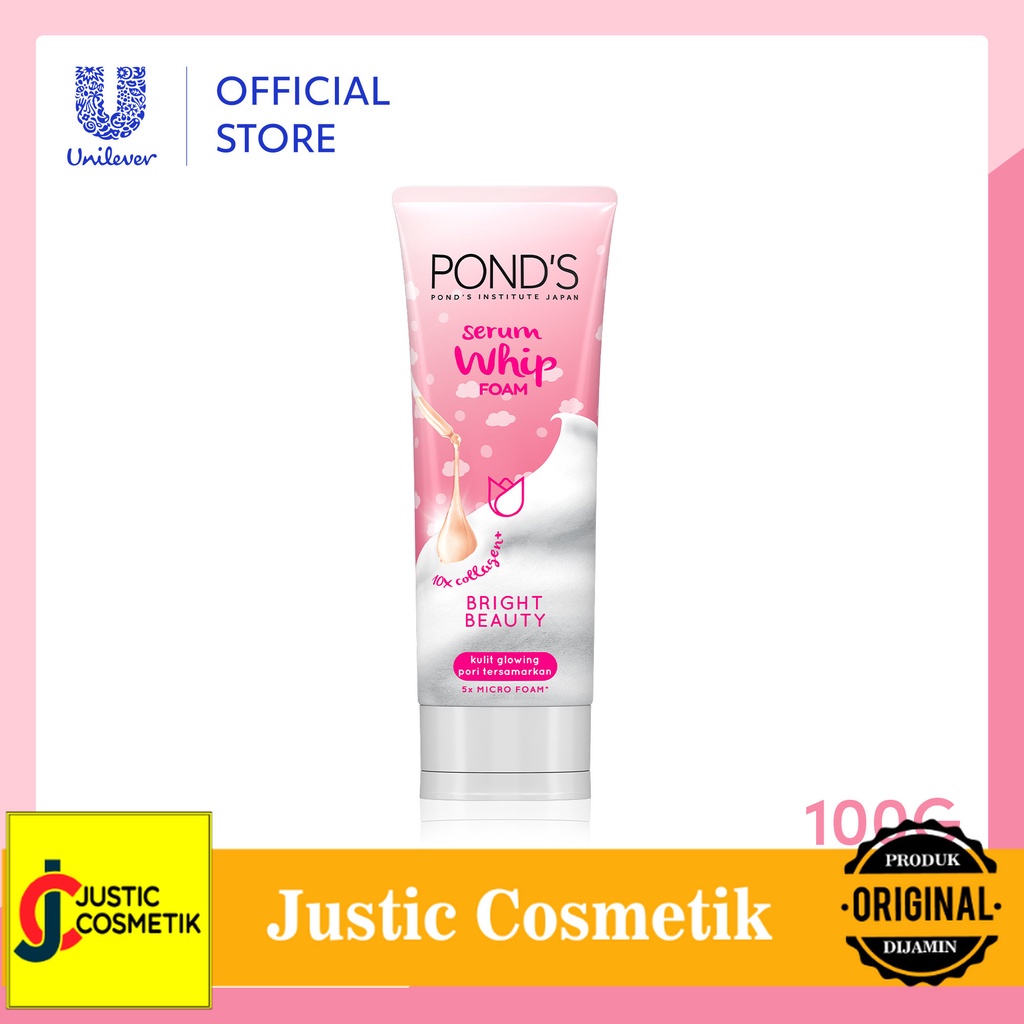 Jual Ponds Whip Facial Foam Sabun Muka Bright Beauty With X Collagen