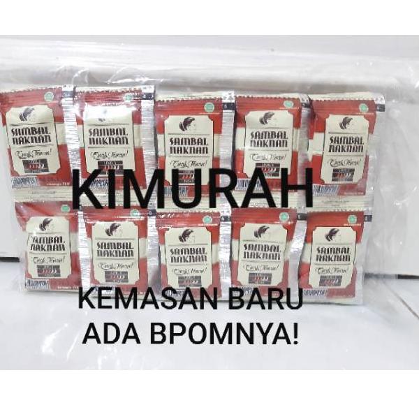 Jual Miliki Sambal Naknan Kg Muat Pak Sambal Naknan Sachet Sambal Bawang Naknan Nak Nan