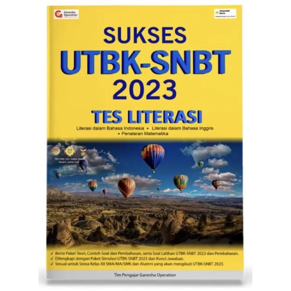 Jual BUKU UTBK / SNBT GANESHA OPERATION DUTA 2023 TES LITERASI | Shopee ...