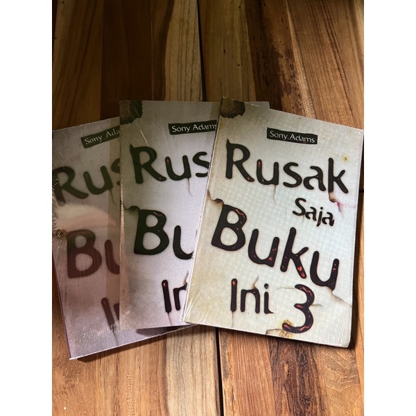 Jual PAKET 3 BUKU RUSAK SAJA BUKU INI 1 2 3 | Shopee Indonesia