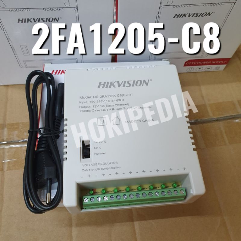 Jual POWER SUPPLY HIKVISION 8 CHANNEL / 8 PORT POWER SUPPLY HIKVISION