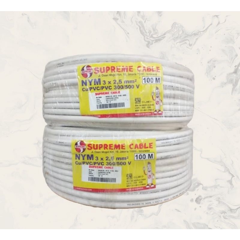 Jual Kabel NYM 3x2,5 SUPREME 100 Meter | Shopee Indonesia