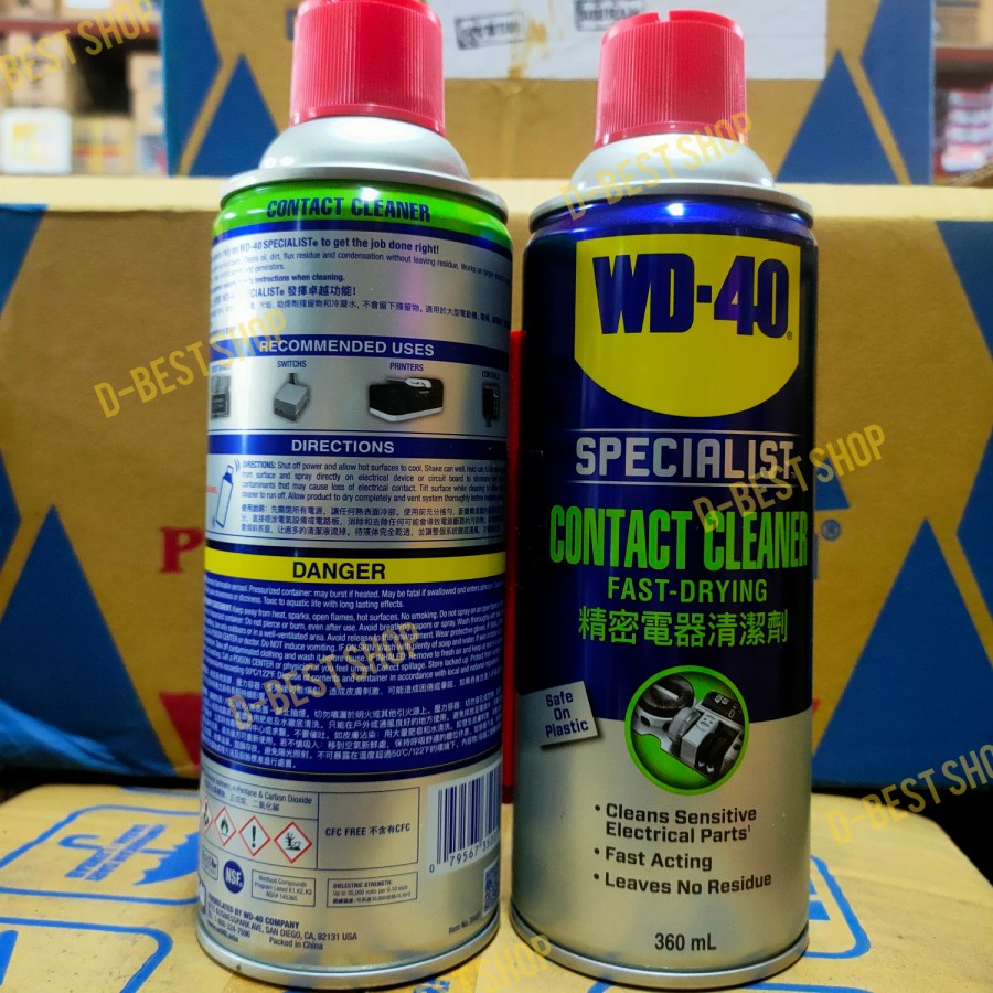 Jual Contact Cleaner / Pembersih 360 ML - WD-40 / WD40 / WD 40 ...