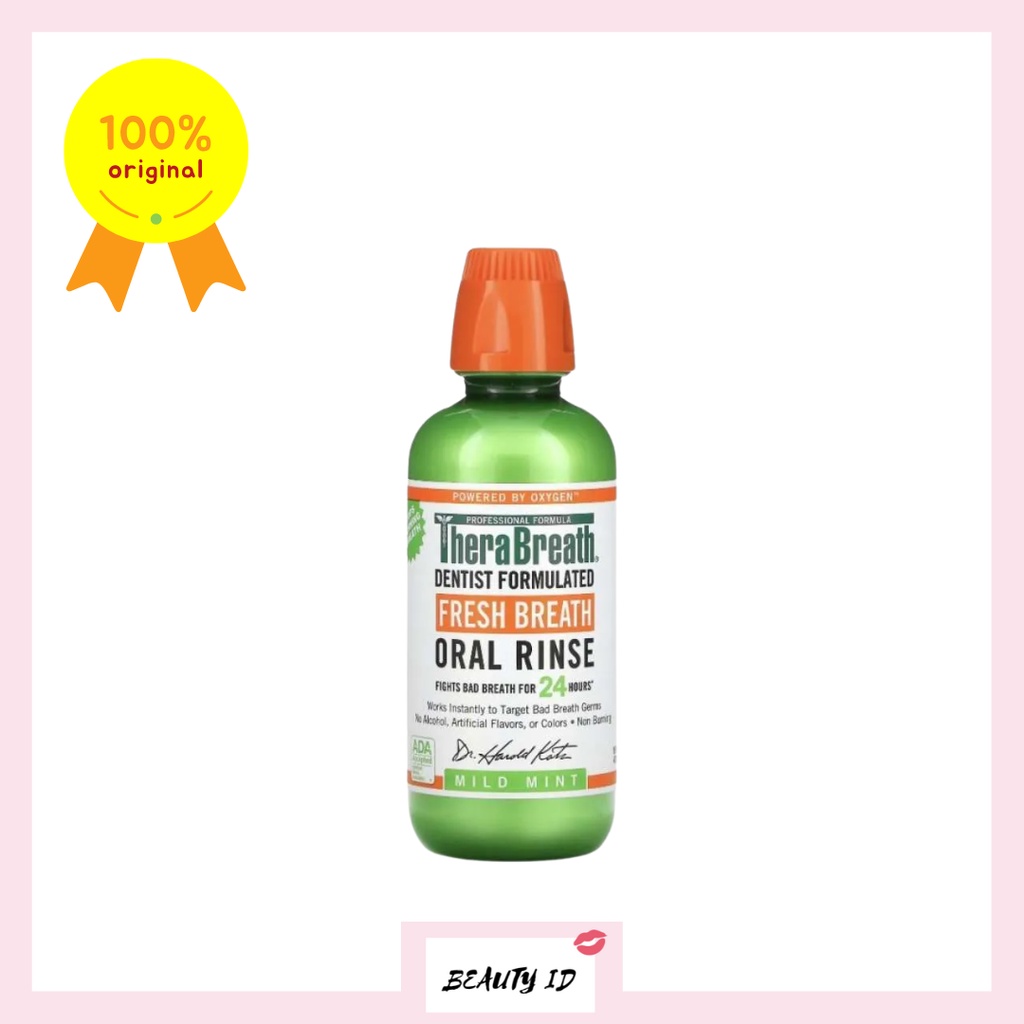Jual [READY] TheraBreath Fresh Breath Mild Mint 24hour Oral Rinse