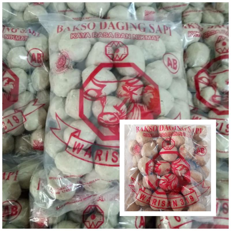 Jual Bakso Sapi Ab Warisan Isi 50 Butir Halal Shopee Indonesia