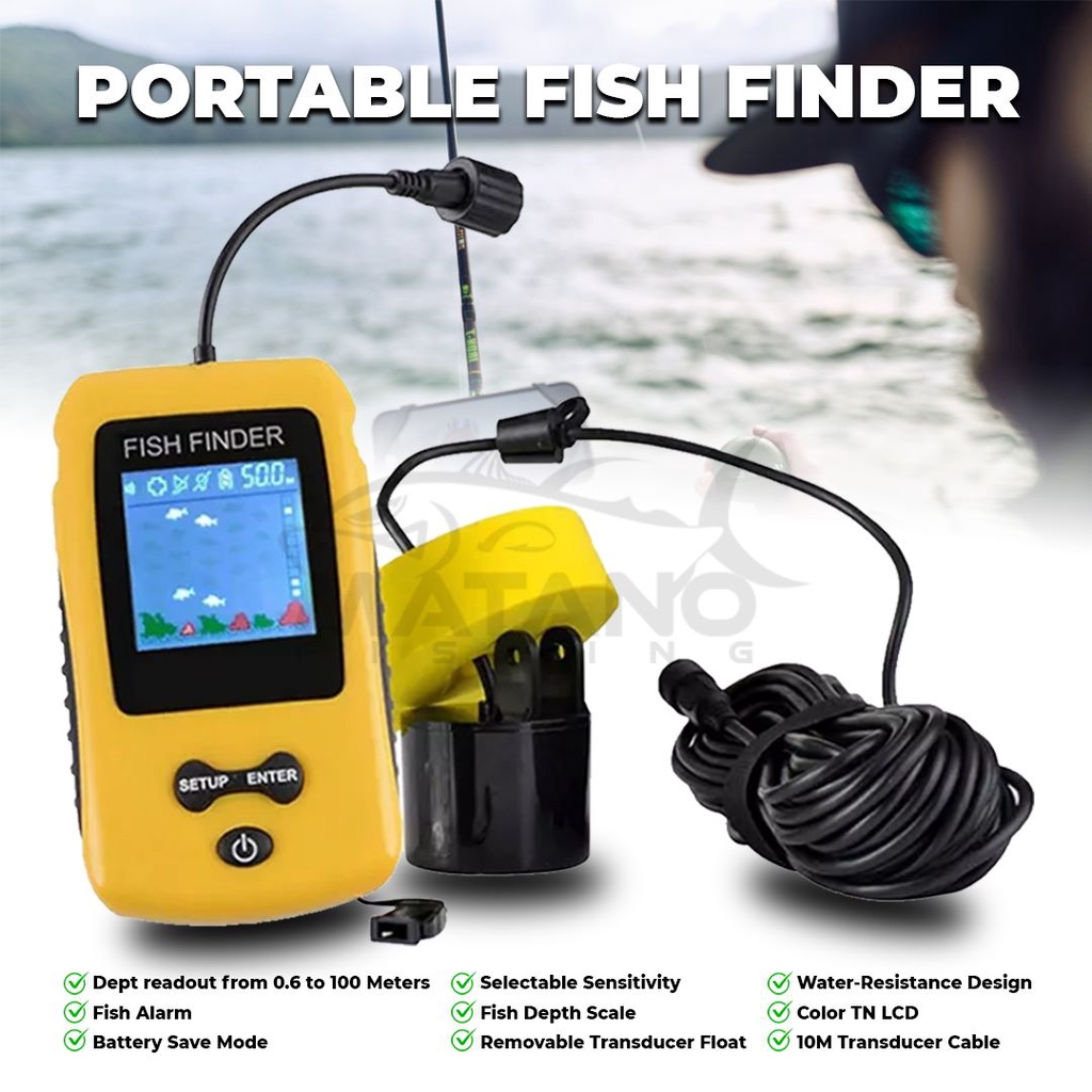 New Fish Finder Ff 108 Portable Fish Finder Fishfinder Outdoor