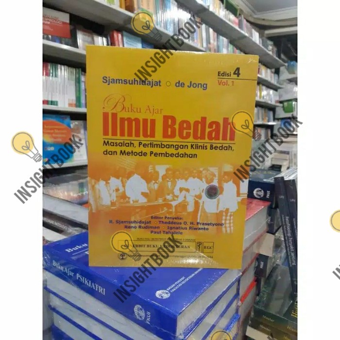 Jual Buku Ajar Ilmu Bedah Edisi 4 Jilid 1 2 3 De Jong Shopee