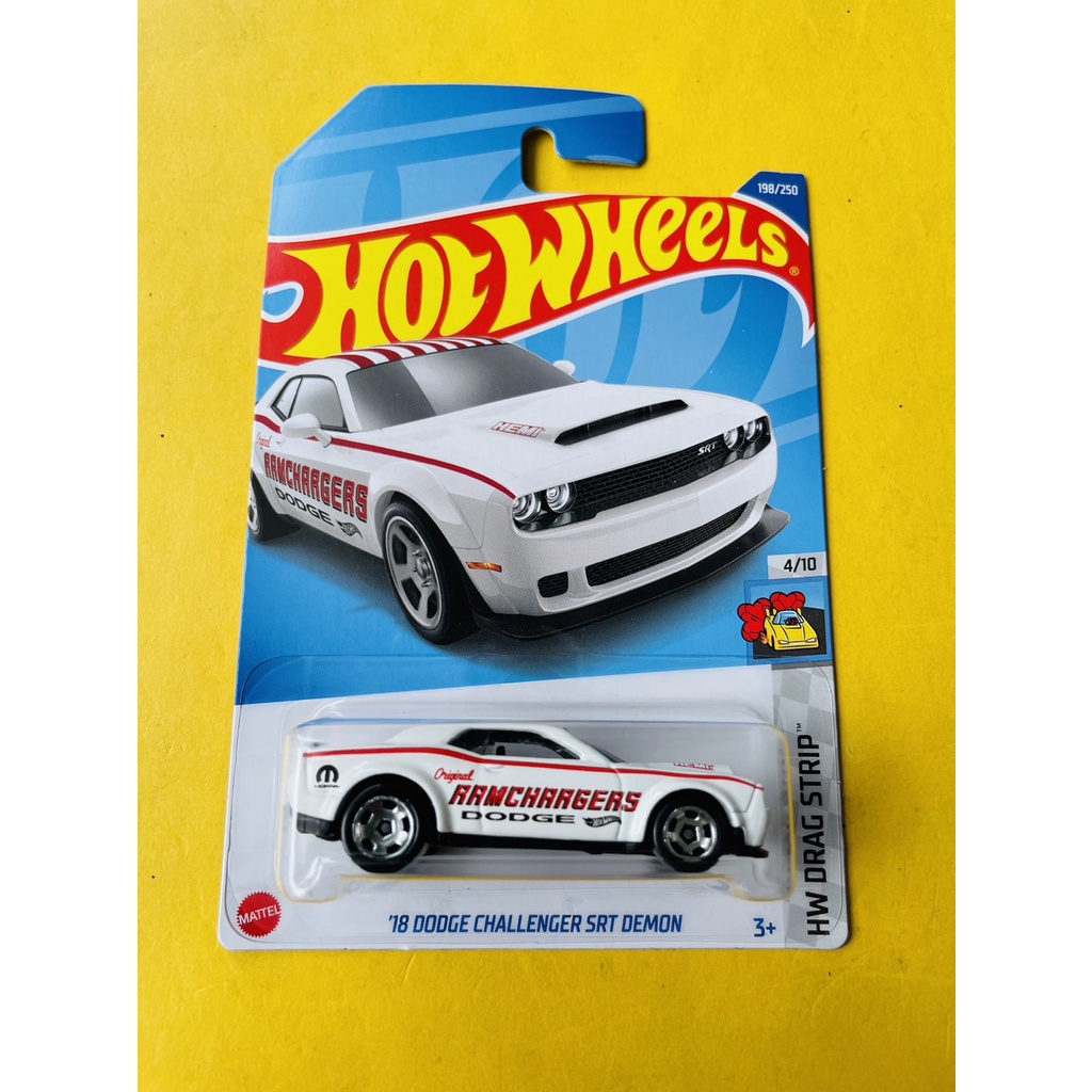 Jual Hotwheels Hot Wheels 18 Dodge Challenger Srt Demon Putih Hw Drag