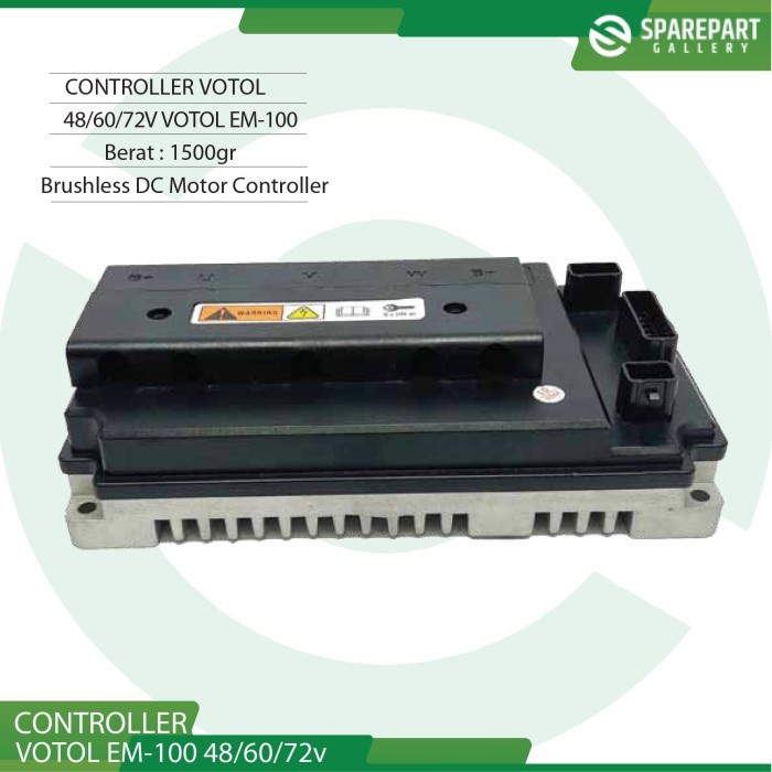 Jual Votol EM100 Controller/Pengendali Motor Skuter Listrik 48V/60V/72V ...
