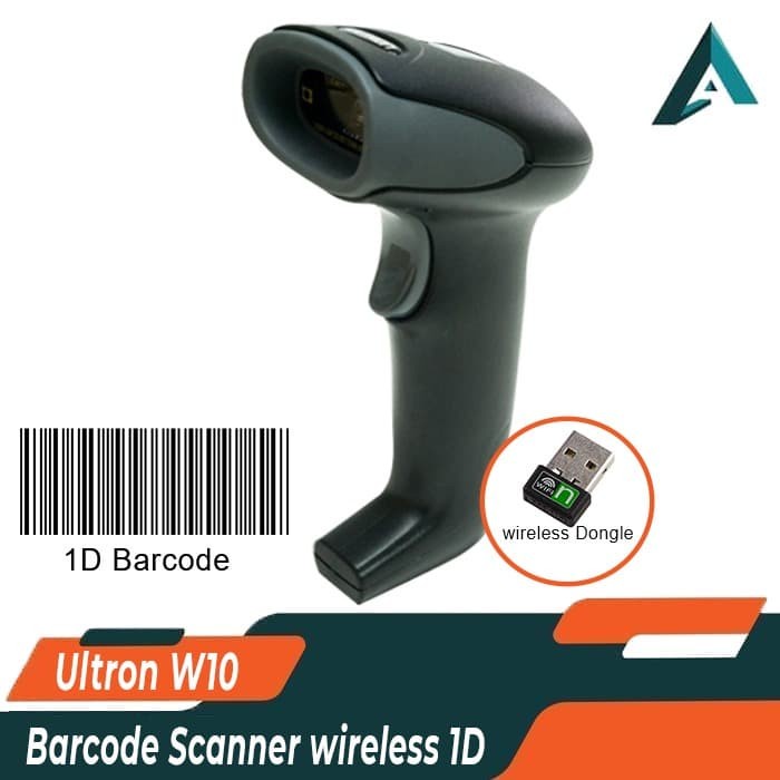 Jual Scanner Barcode Scanner 1D Wireless Ultron W10 Shopee Indonesia