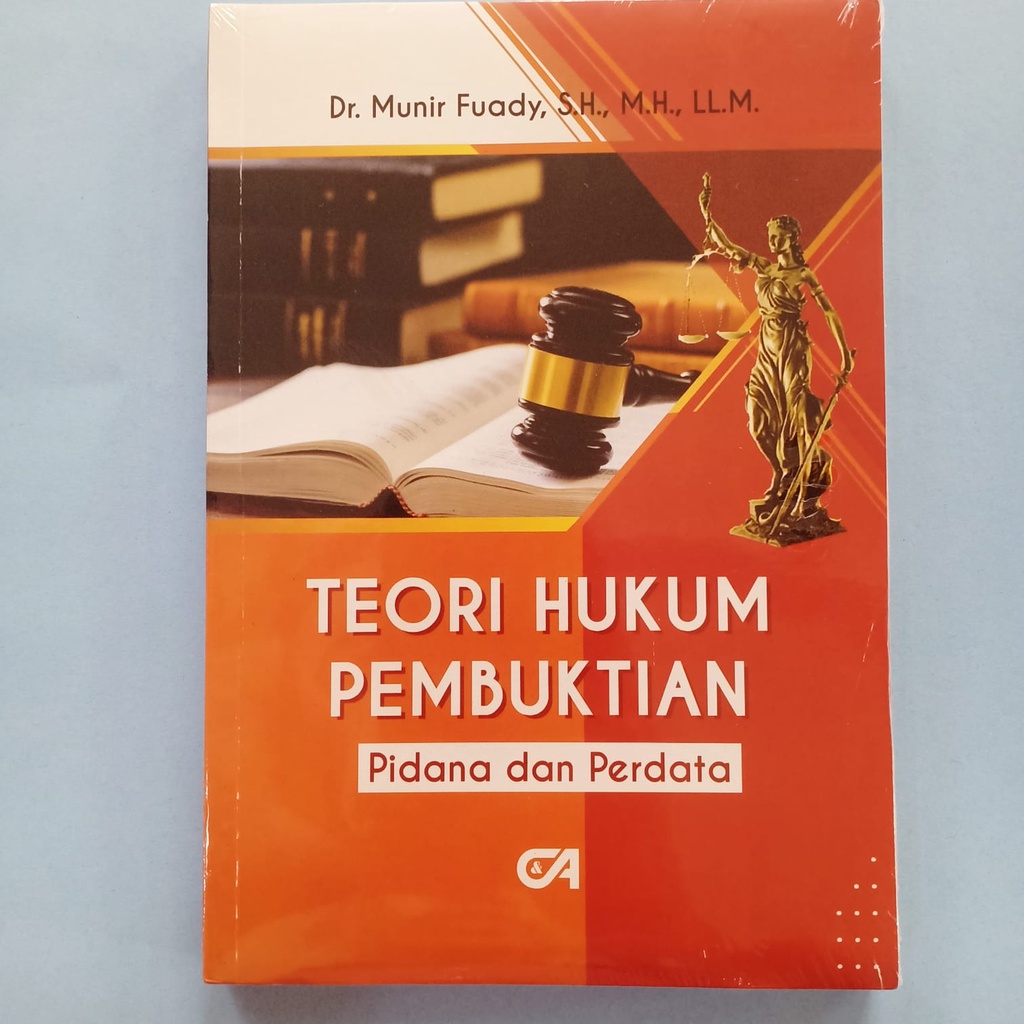 Jual Buku Original Teori Hukum Pembuktian Pidana Dan Perdata - Munir ...