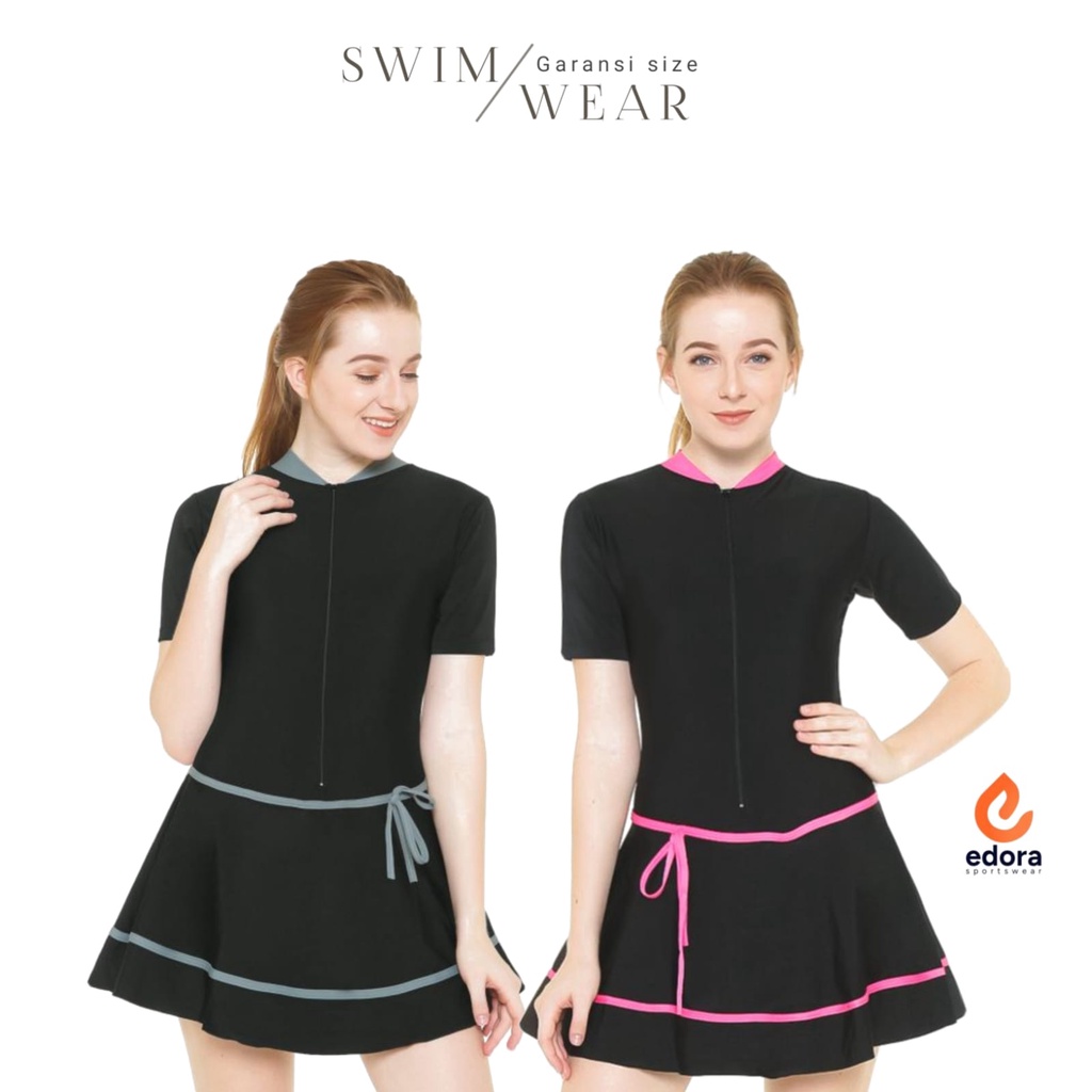 Jual Pakaian Baju Renang Wanita Dewasa Swimsuit Swimwear Rok