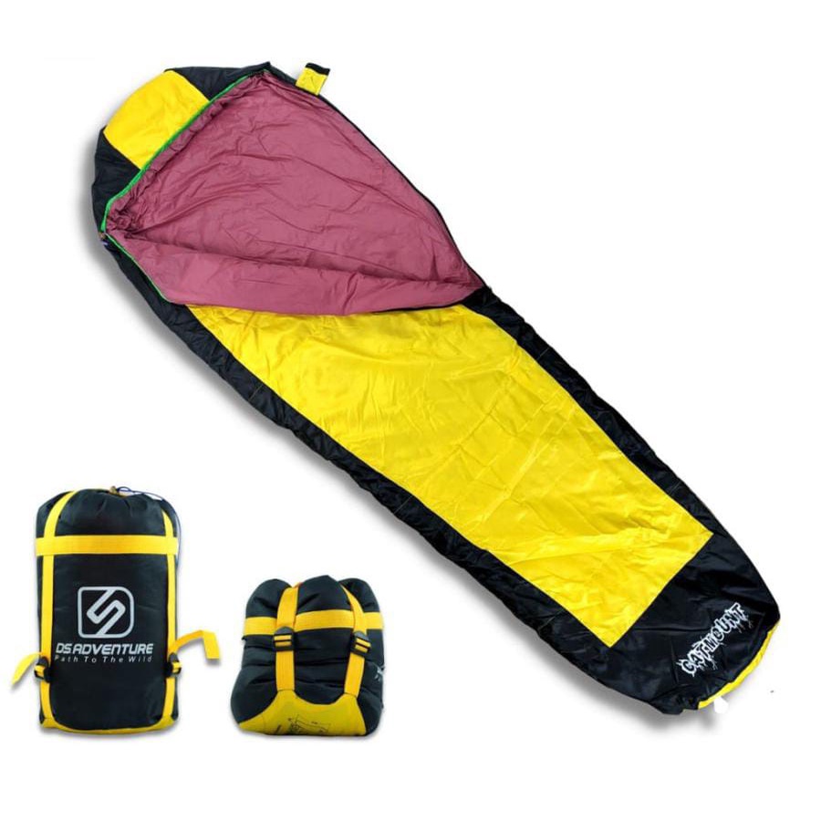Jual Sleeping bag mummy dacron 8oz Ds Adventure seri Catmount sleping