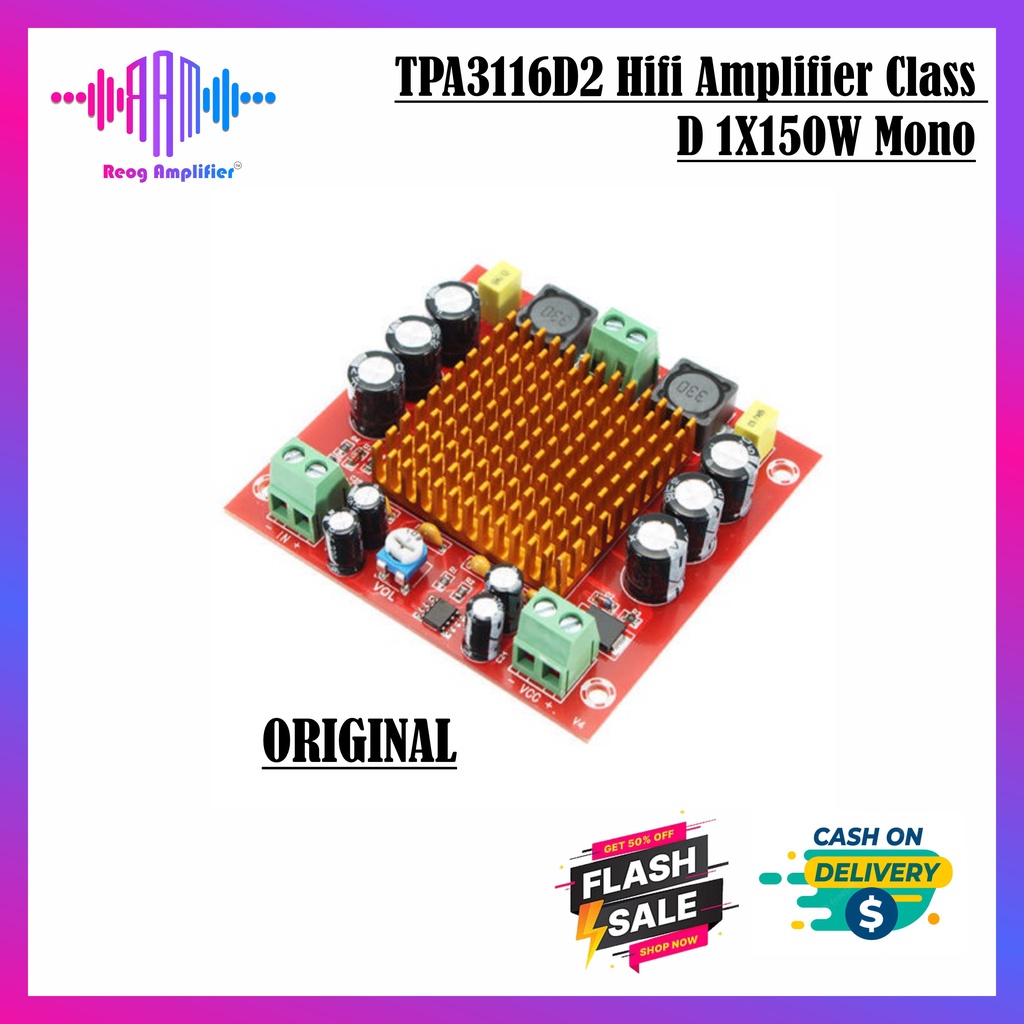 Jual TPA3116 XH M544 IC ORIGINAL Amplifier Mono 150W TPA3116D2 Class D ...