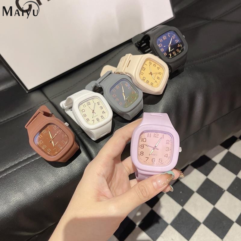 Jual Jam Tangan Wanita A0200 Net Red Square Watch\Murah | Shopee Indonesia