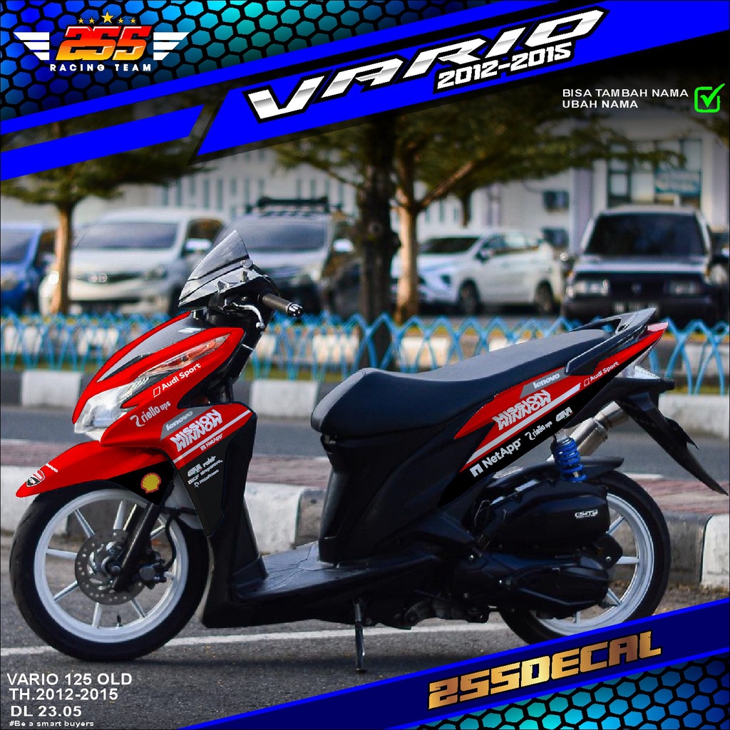 Jual Decal Stiker Honda Vario125 Old/Lama Fullbody Tahun 2012 2013 2014