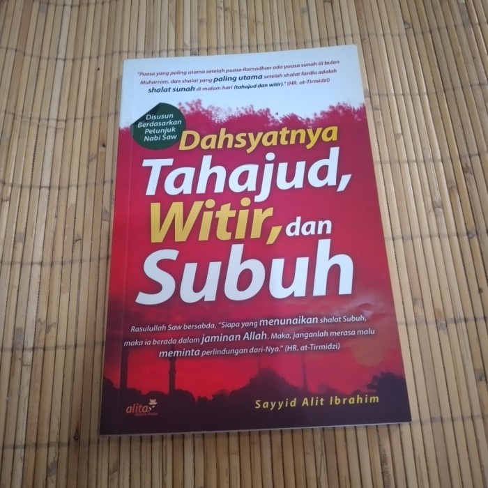 Jual ORIGINAL Dahsyatnya Tahajud, Witir, Dan Subuh | Shopee Indonesia