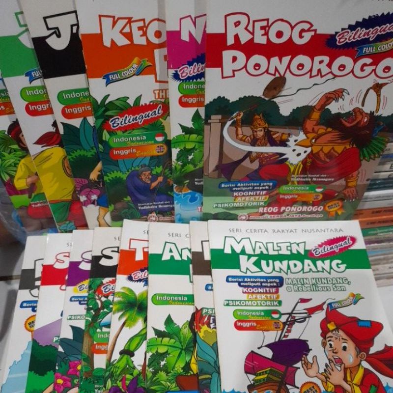 Jual Buku Anak-anak/buku Cerita Bilingual 2 Bahasa(bahasa Indonesia ...