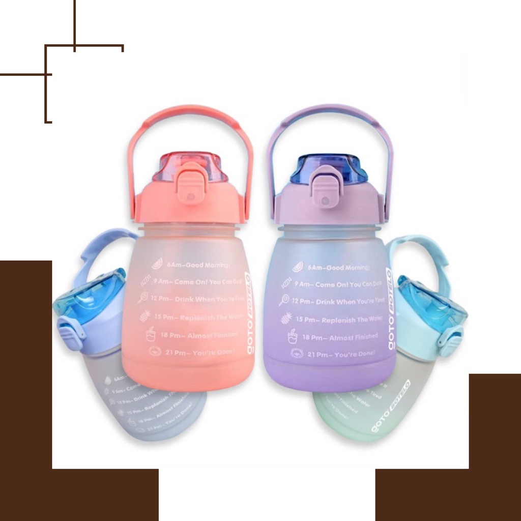 Jual Goto Botelo Bottle Tumblr Air 1.3 Liter Botol Minum Jumbo Viral ...