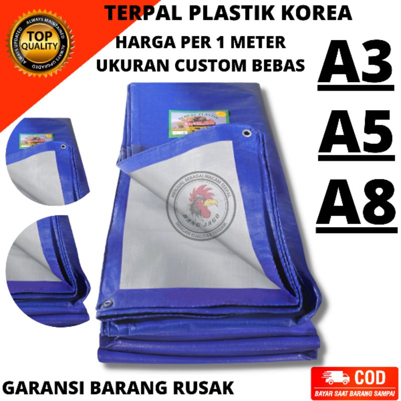 Jual Terpal Plastik Type A3 ,A5,A8 Ukuran Sesuai Pesanan Custom ...