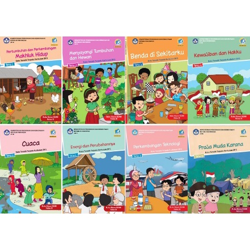 Jual Buku Siswa Tematik SD Kelas 3 Tema 1 Sampai Dengan 8 Shopee Indonesia