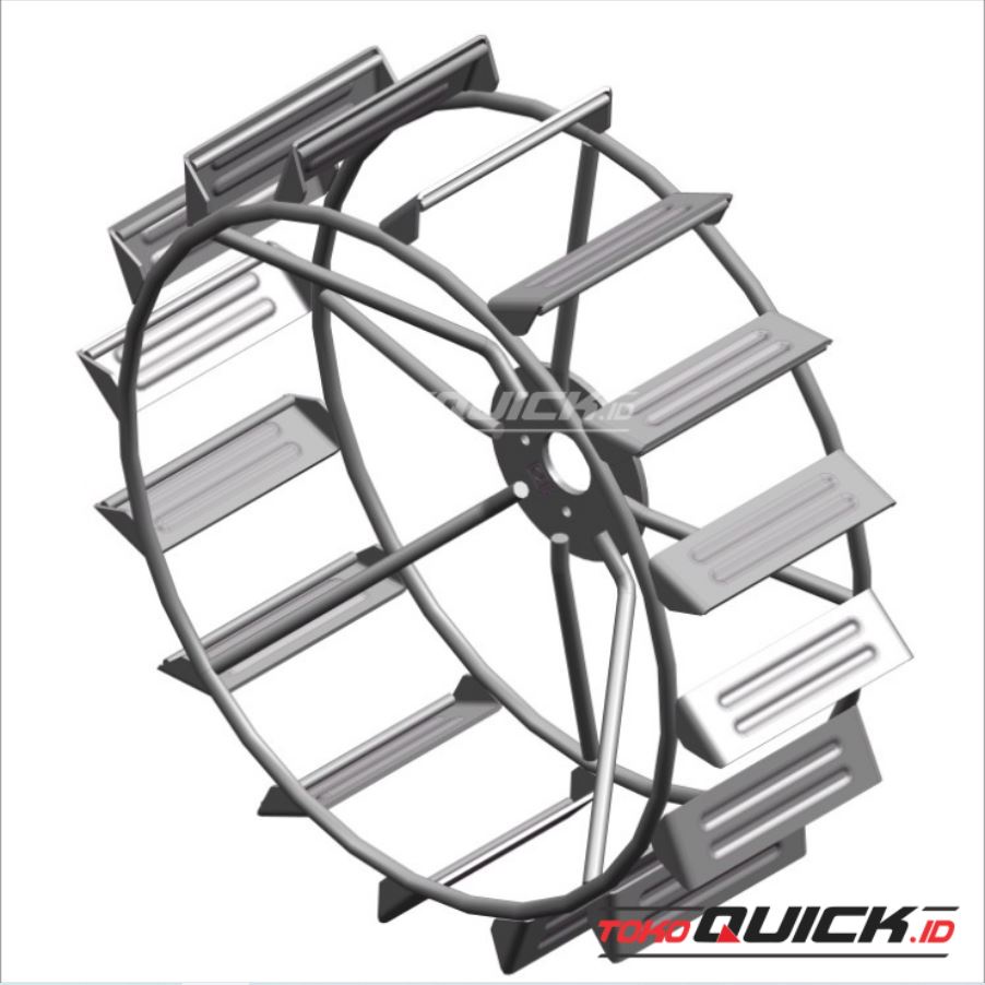Jual Roda Besi Original Traktor Quick G3000 Zeva Standart - Cage Wheel ...