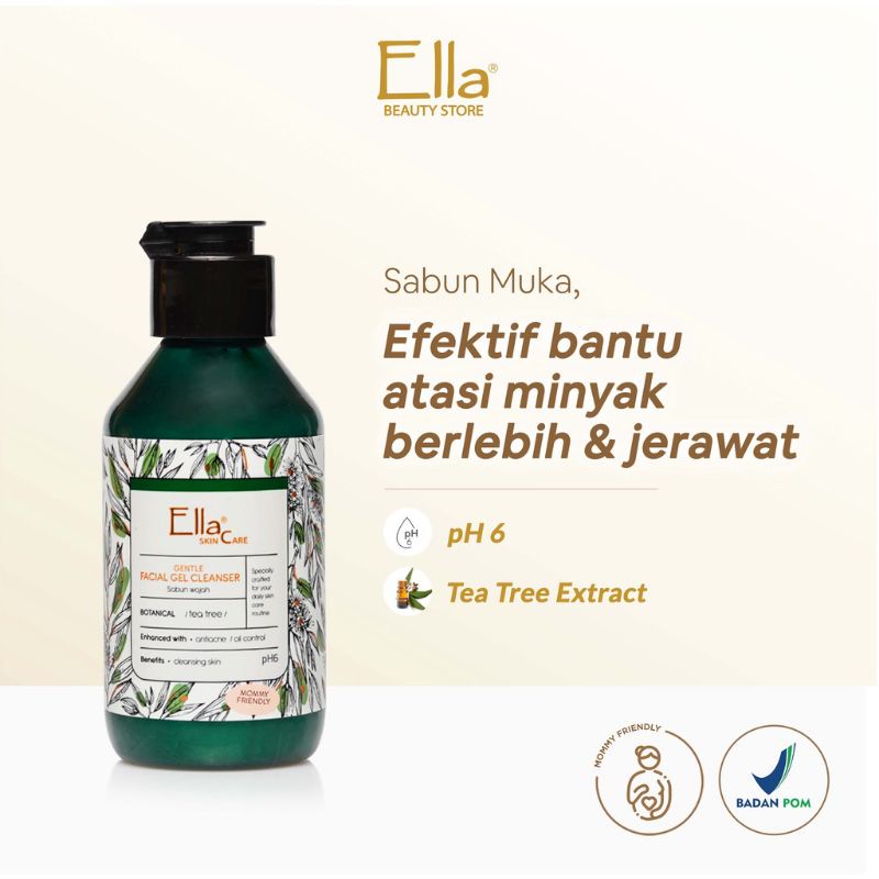 Jual Ella Skin Care Facial Gel Cleanser Tea Tree Shopee Indonesia