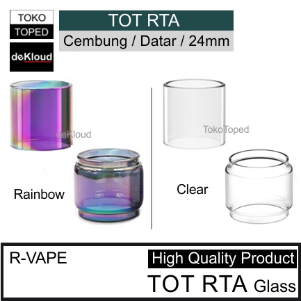 Jual TOT RTA Replacement Glass | 24mm 24 kaca pengganti tabung | Shopee ...