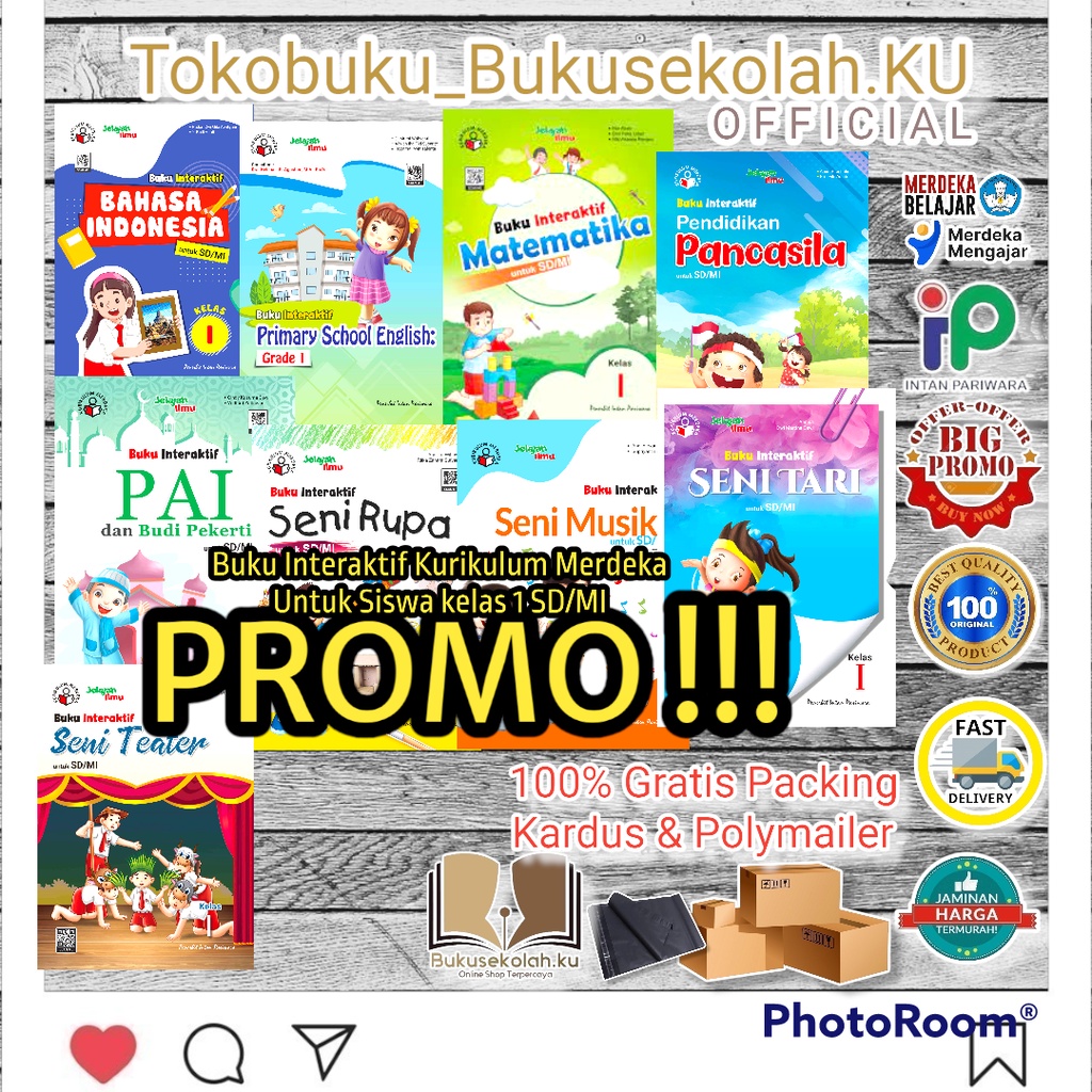 Jual Diskon Buku Paket Interaktif Kurikulum Merdeka Kelas Sd Mi