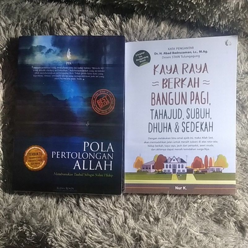 Jual 2 Buku Motivasi Islami Pola Pertolongan Allah And Kaya Raya Berkah