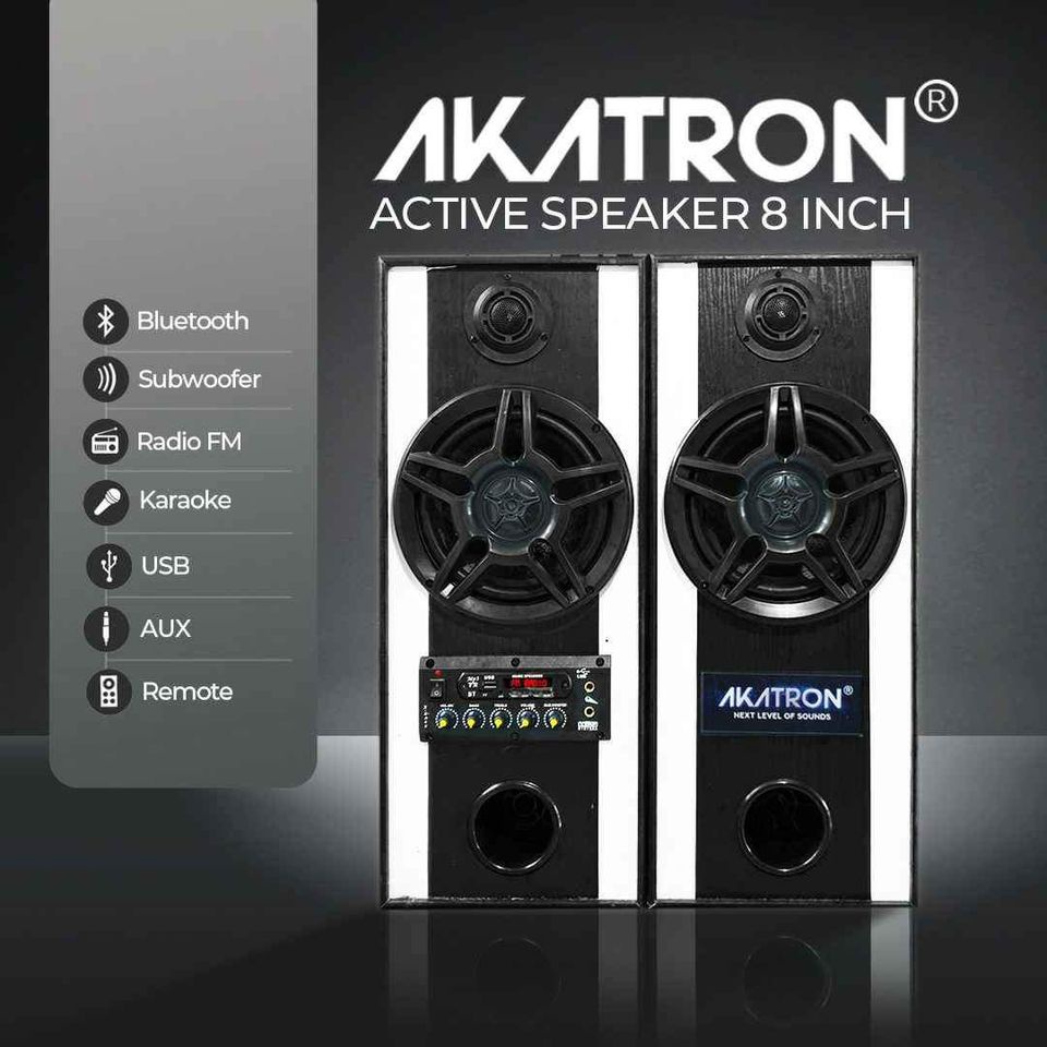 Jual Speaker Aktif Bluetooth 8 Inch Subwoofer Shopee Indonesia