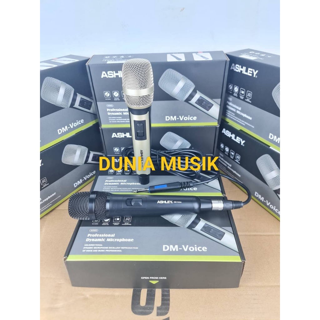 Jual MIC KABEL ASHLEY DM VOICE dmvoice ORIGINAL | Shopee Indonesia