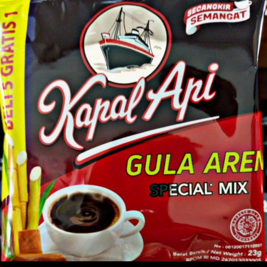 Jual Kopi KAPAL API Gula AREN Special MIX - Kopi + Gula Aren - 10