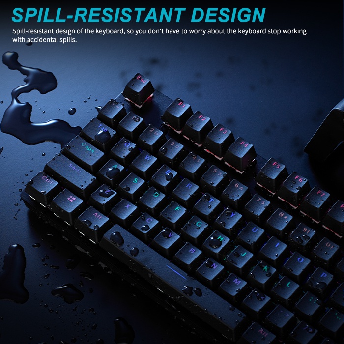 Jual RAPOO GAMING VPRO V500PRO MECHANICAL GAMING KEYBOARD | Shopee ...