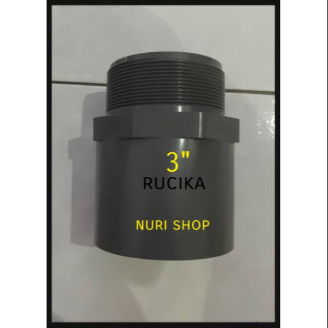 Jual Sok Drat Luar Aw Rucika Sdl Sock Drat Luar Shok Shock Drat Luar Valve Socket Pvc