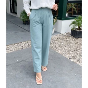 HAVA KULOT Linen Highwaist