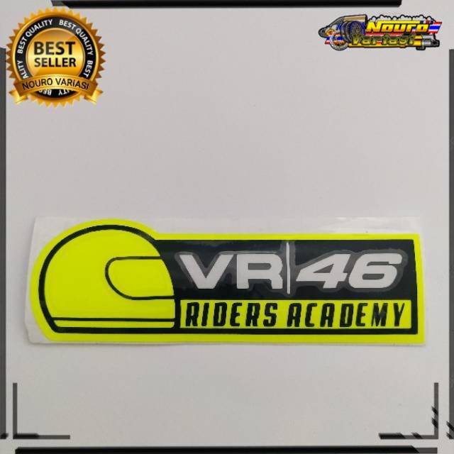 Jual COD stiker cutting VR 46 RIDERS ACADEMY VALENTINO ROSSI KUALITAS ...