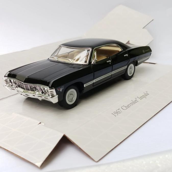 1967 CHEVROLET IMPALA Rouge Kinsmart Voiture Jouet Modèle 1/43 Echelle - Foto 1