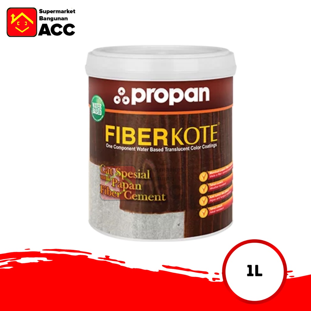 Jual Propan Fiberkote Cat Untuk Fiber Cement Grc Campuran Air 1liter Shopee Indonesia 9493